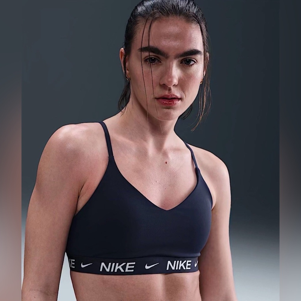Nike Indy Women’s Large Light Support Padded Adjustable Sports Bra Midnight Navy